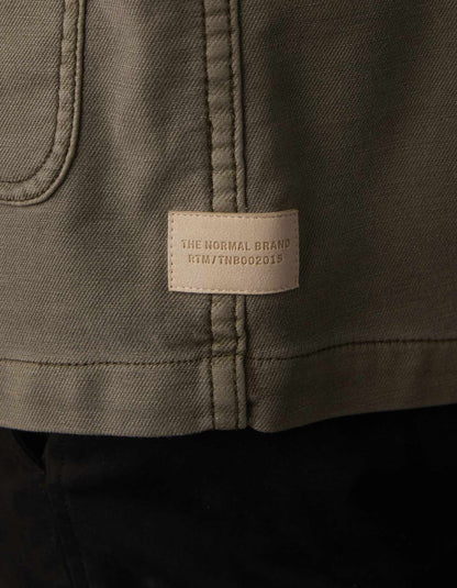 Comfort Terry Chore Coat in Moss
