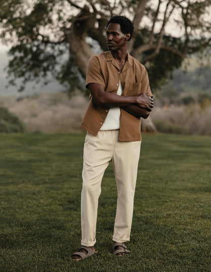 Freshwater Resort Shirt in Dark Khaki