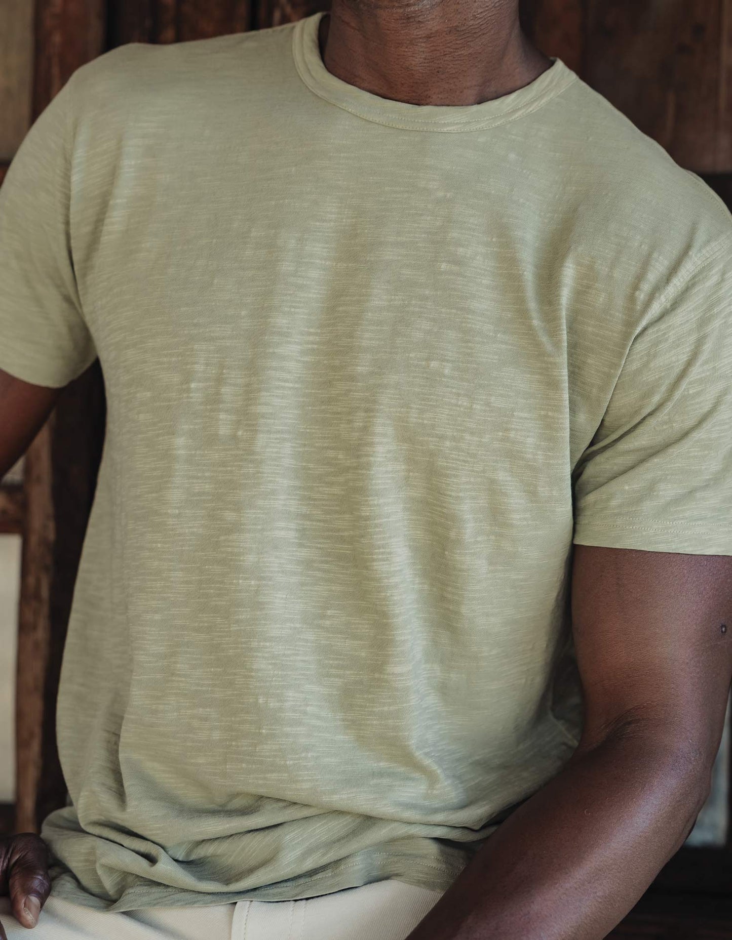 Vintage Slub Perfect Tee in Sage