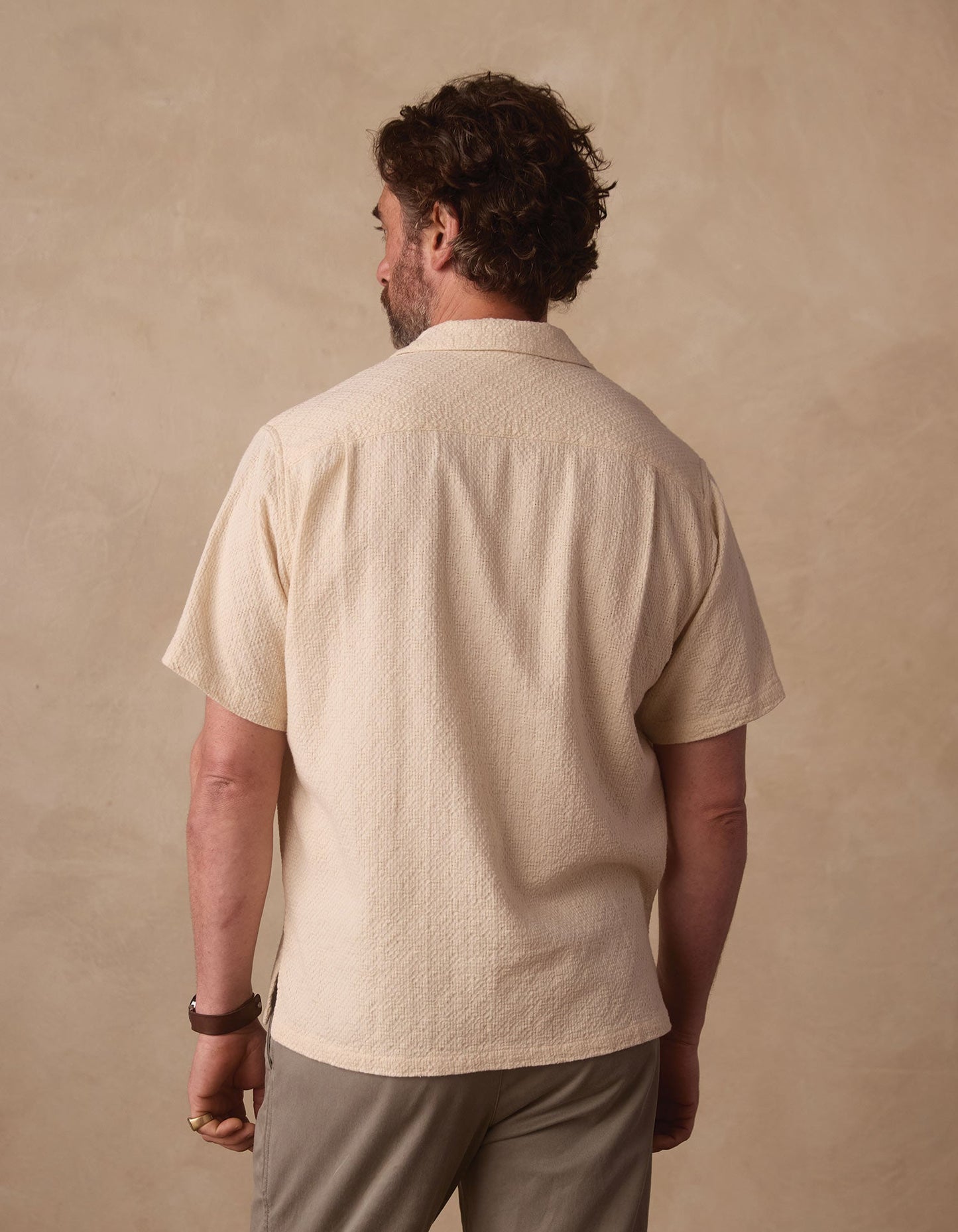 Freshwater Resort Shirt in Motivo Chalk
