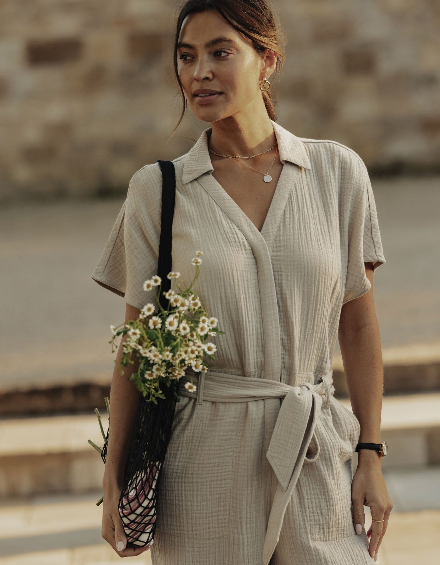 Kalo Jumpsuit in Pumice
