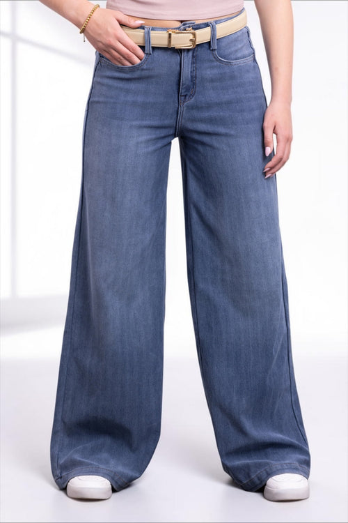 The Rae High-Rise Tummy Control Wide Leg Jeans - Three Inseams