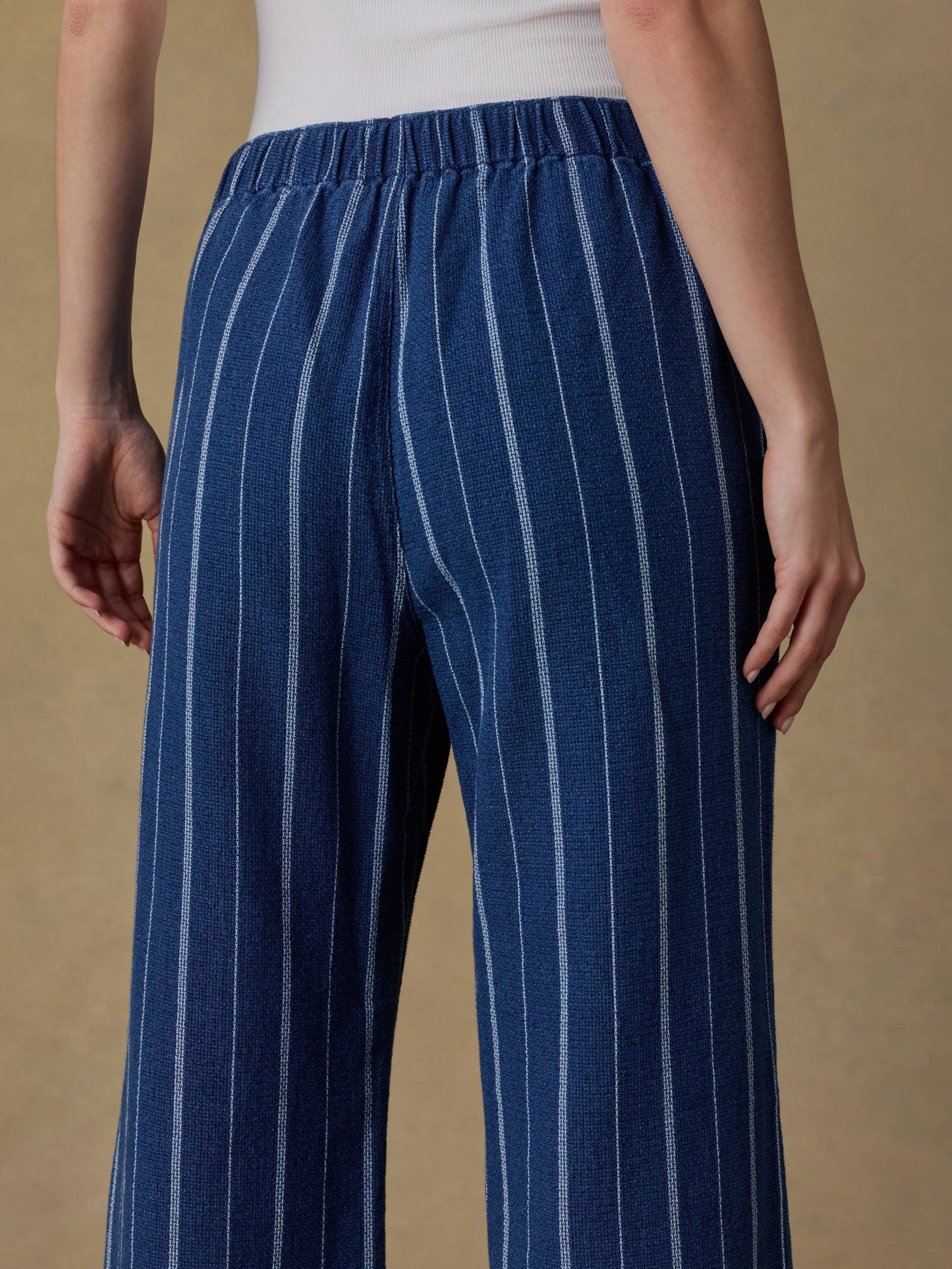 Laidback Island Tide Pant - Indigo Drift Stripe