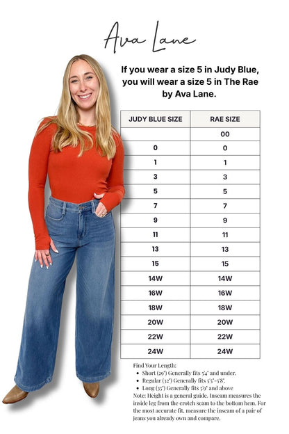 The Rae High-Rise Tummy Control Wide Leg Jeans - Three Inseams