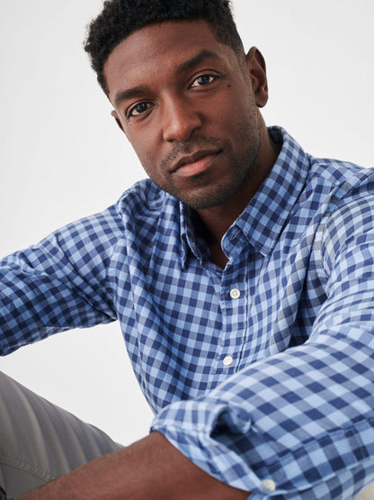 The Movement Shirt - Navy Skies Check