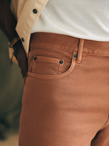 Stretch Terry 5-Pocket (32") - Mesa Red