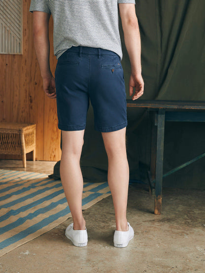 Coastline Chino Short (8") - Blue Nights