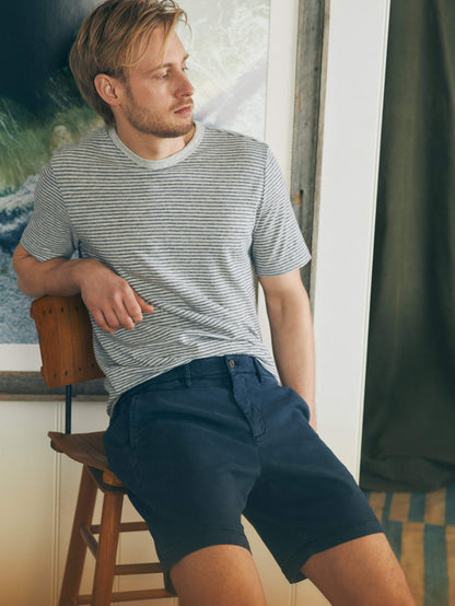 Coastline Chino Short (8") - Blue Nights
