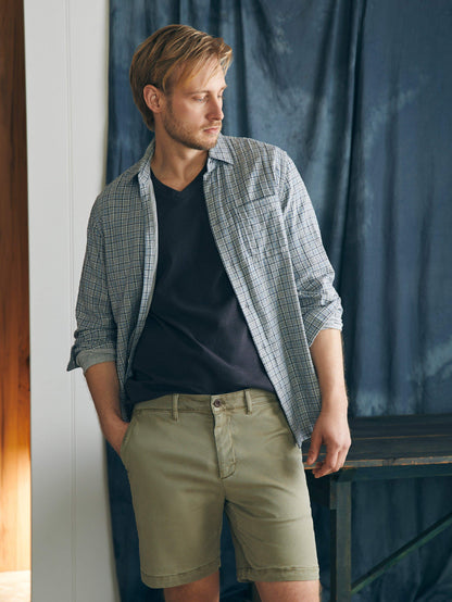 Coastline Chino Short (8") - Mountain Olive