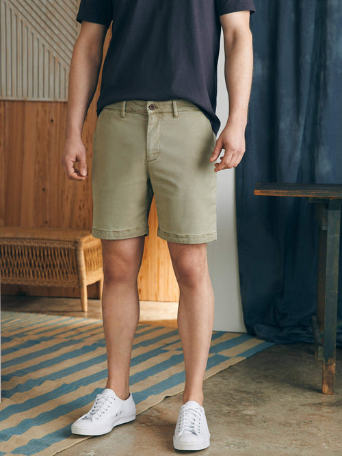 Coastline Chino Short (8") - Mountain Olive