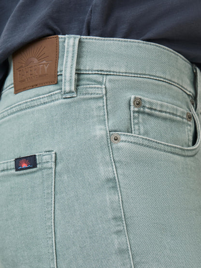 Stretch Terry 5-Pocket Pant - Ocean Glass