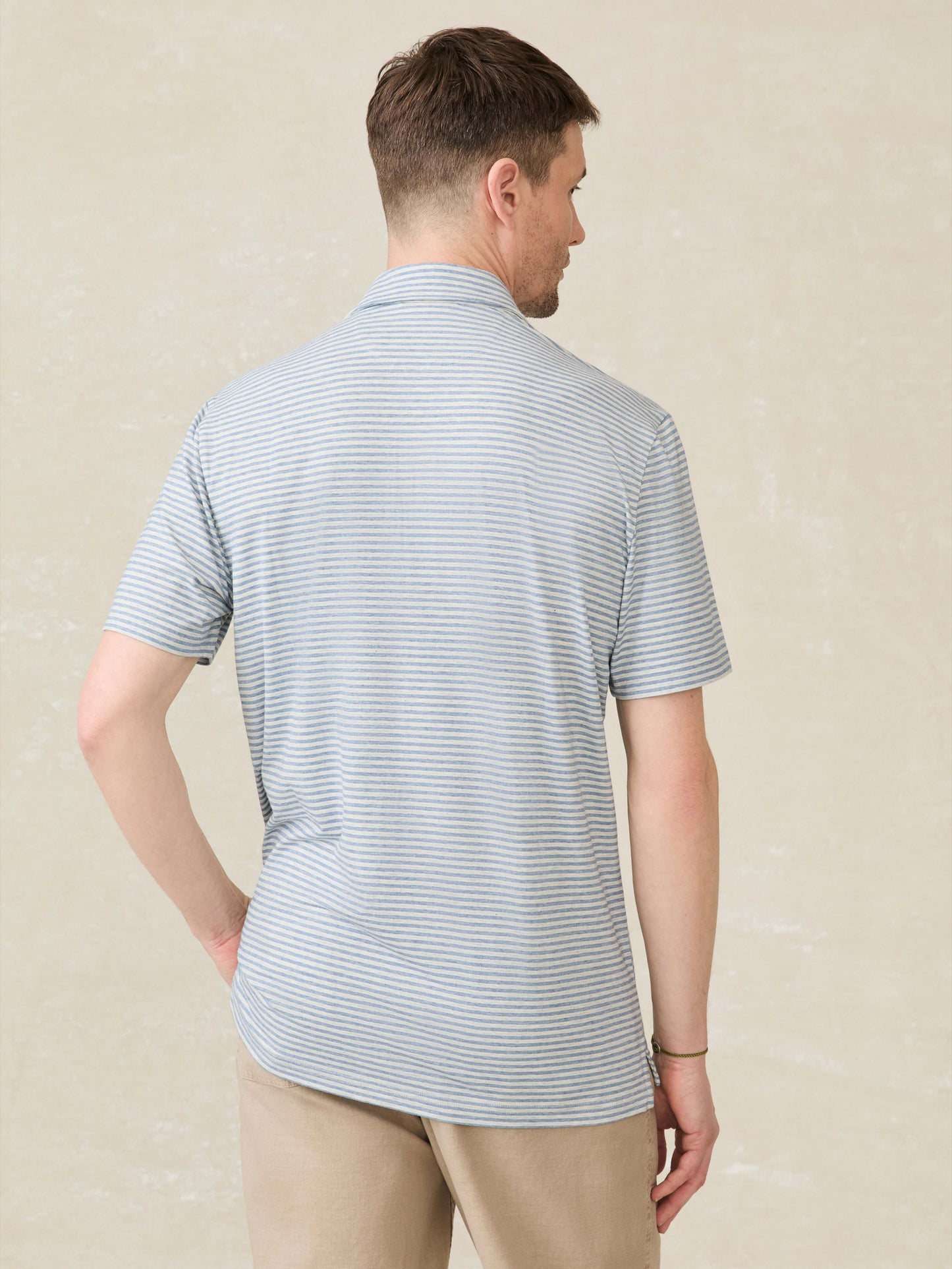 Short-Sleeve Movement™ Polo - Long Valley Stripe