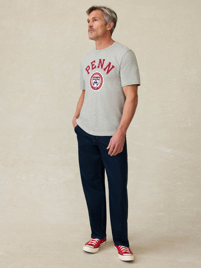 University of Pennsylvania Sunwashed Tee - Granite Heather