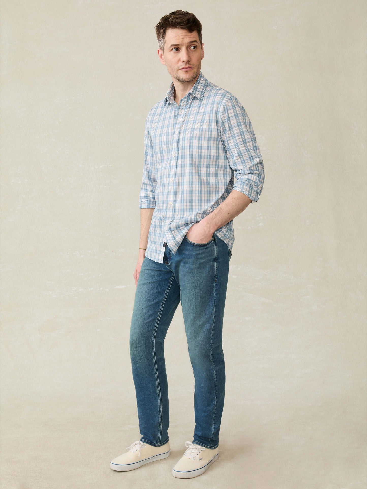 The Movement™ Shirt - Cloud Lake Plaid