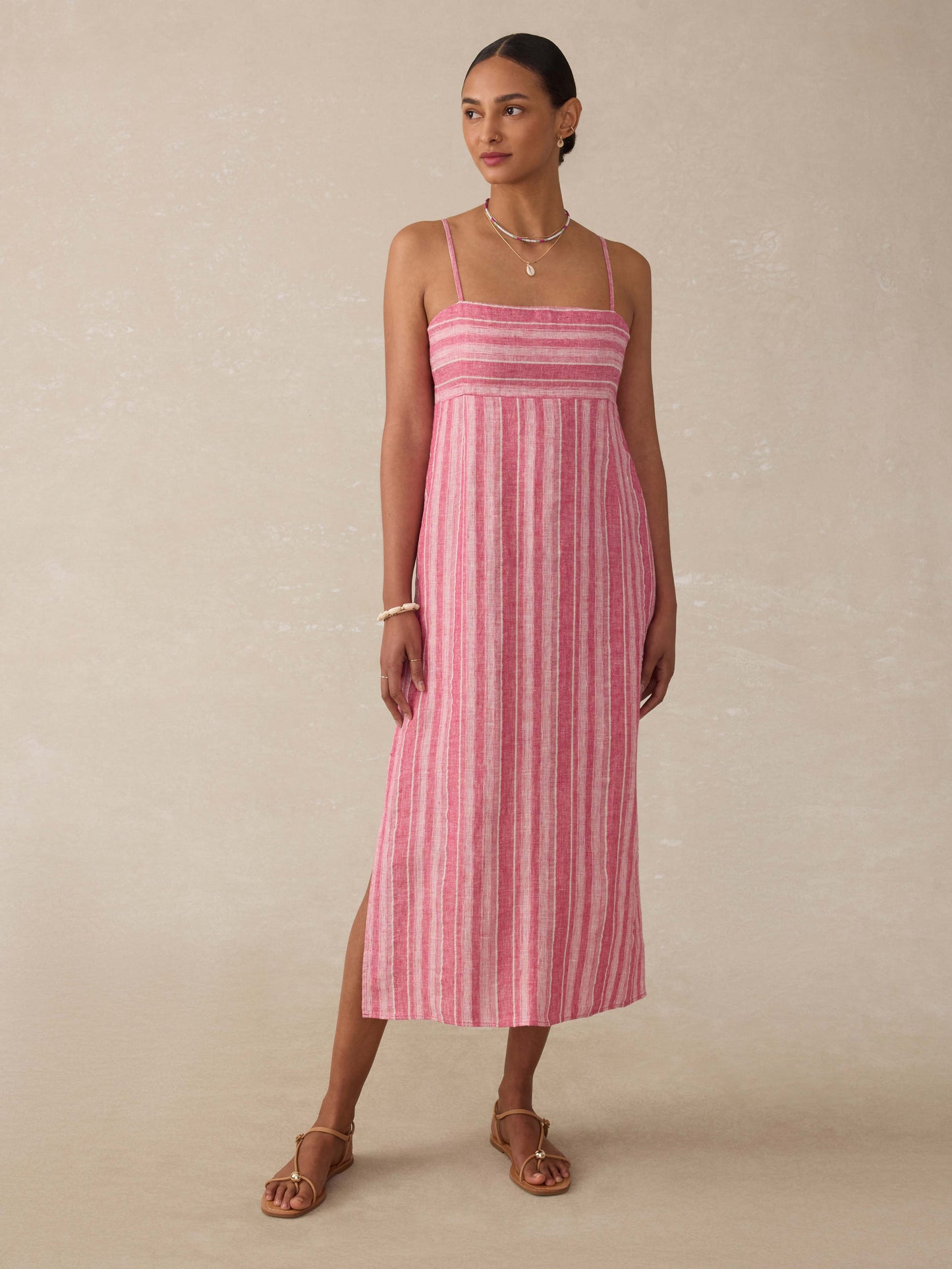 Sienna Sun Dress - Granita Stripe