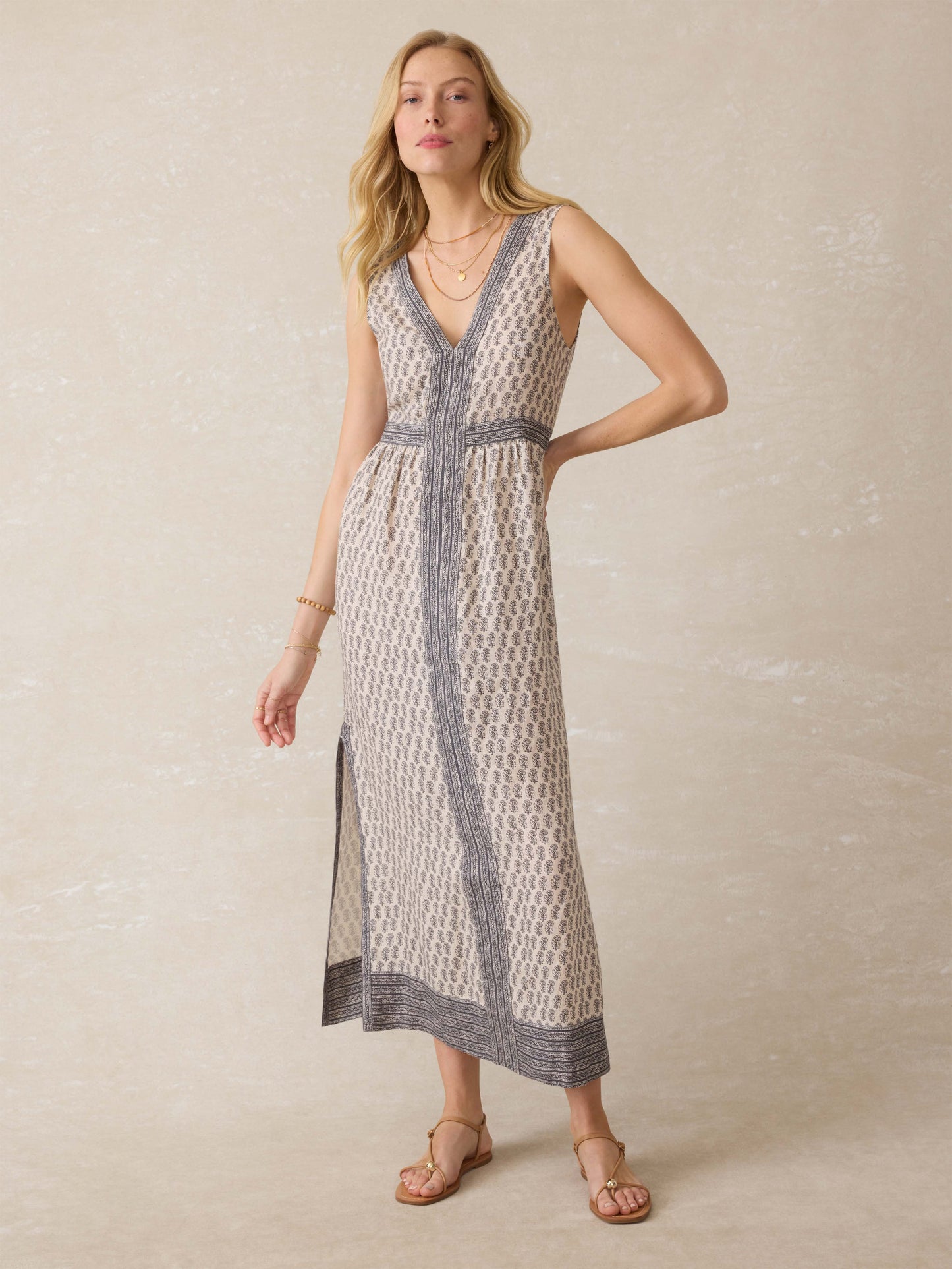 Macey Maxi Dress - Summer Pearl Blossom