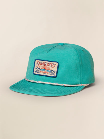 All Day Corded Hat - Teal Sea