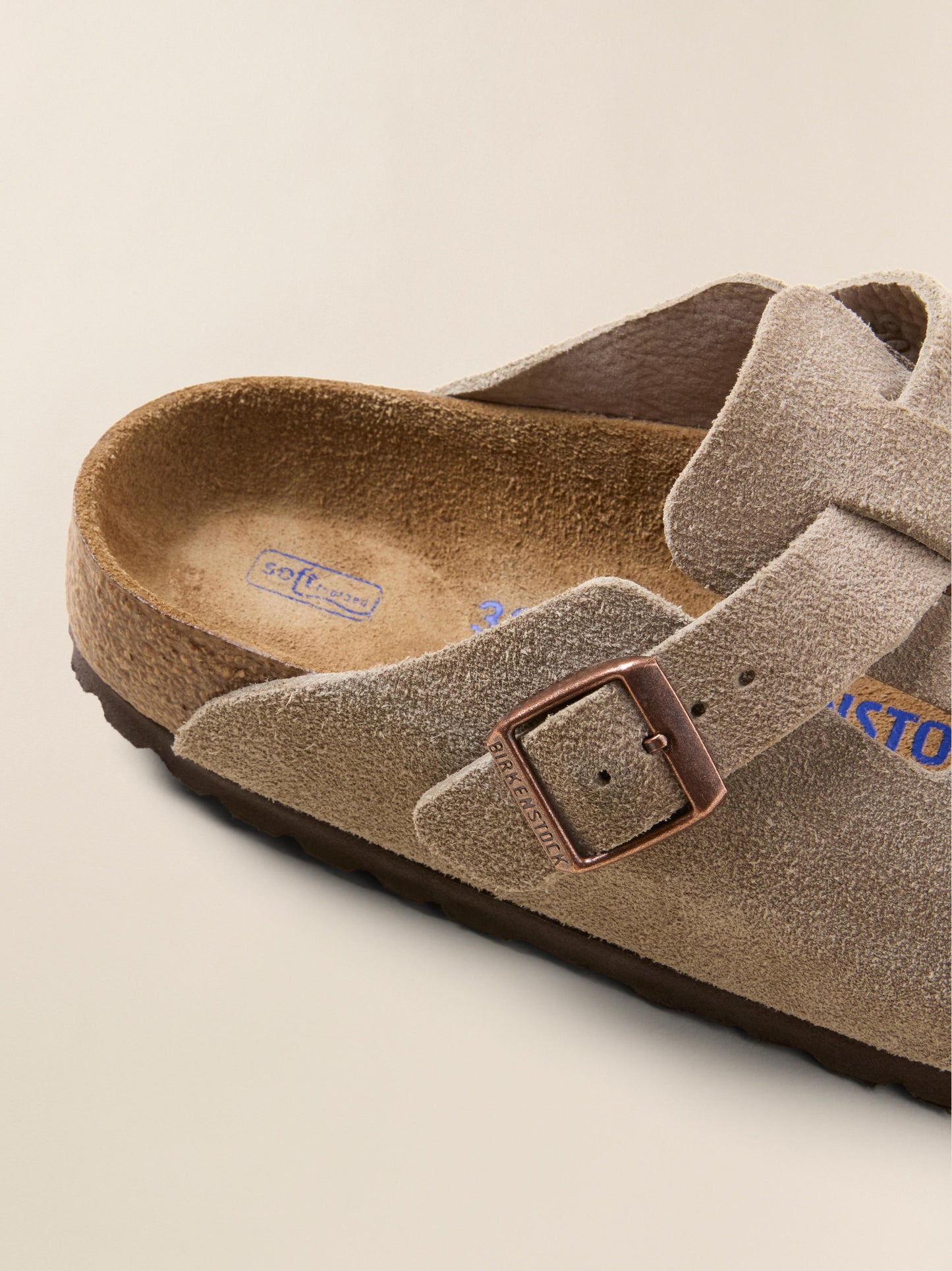 Birkenstock Women's Boston Clog Soft Footbed - Taupe