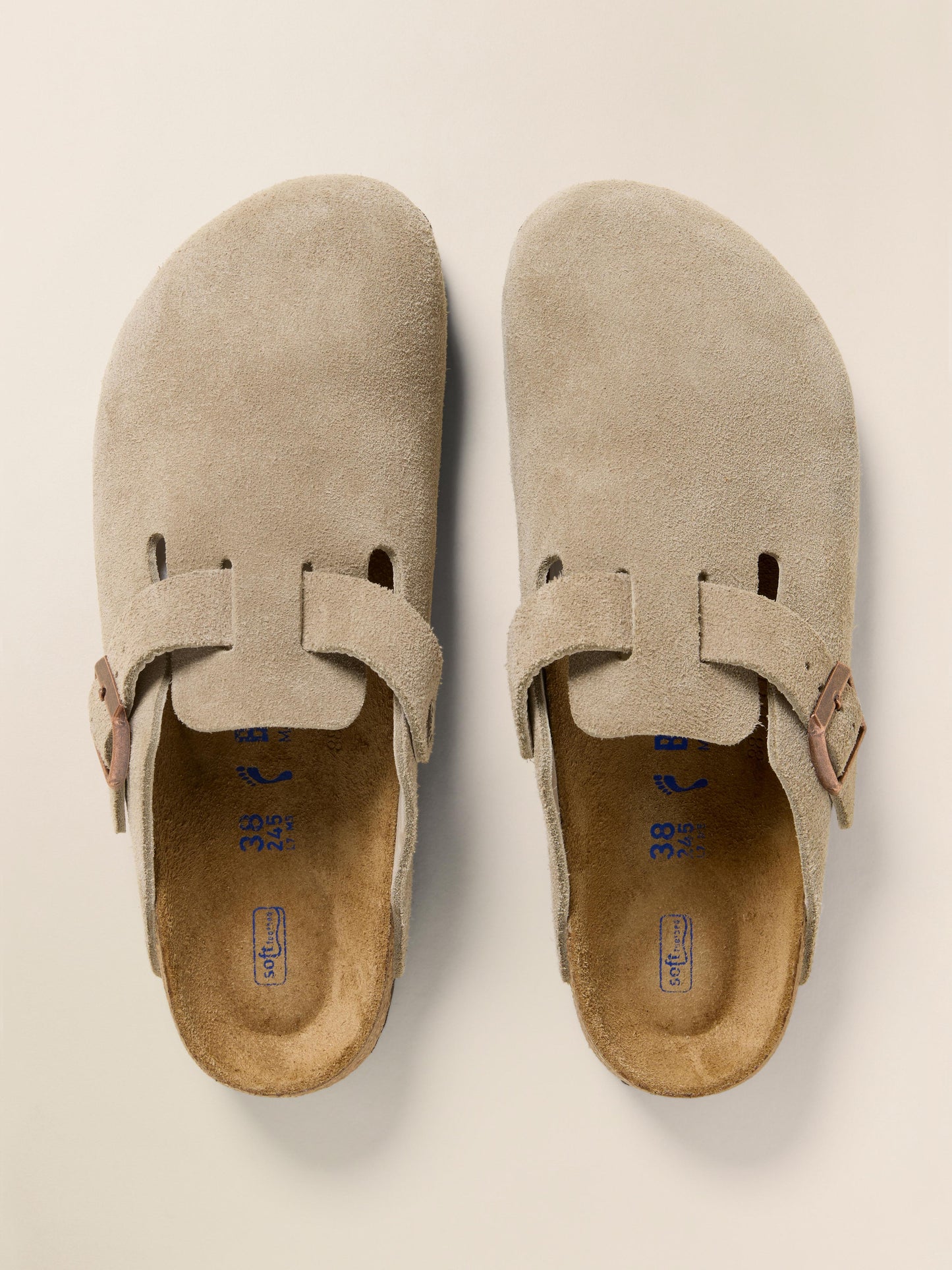 Birkenstock Women's Boston Clog Soft Footbed - Taupe