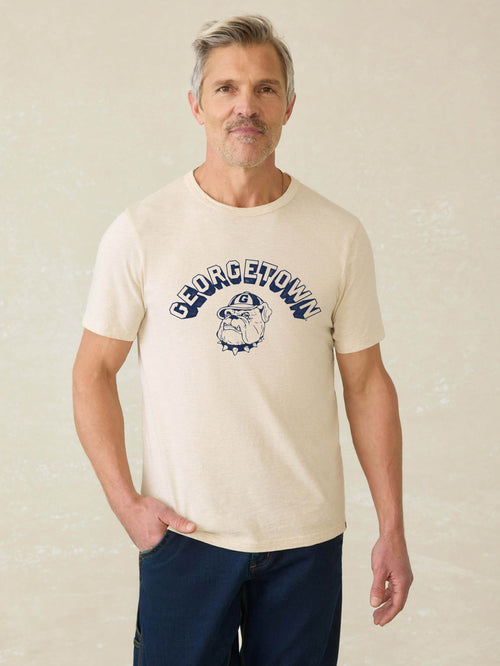 Georgetown Sunwashed Tee - Island Dune Heather
