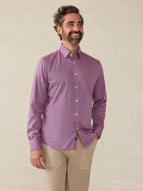 The Movement™ Shirt (Tall) - Blue Rose Gingham