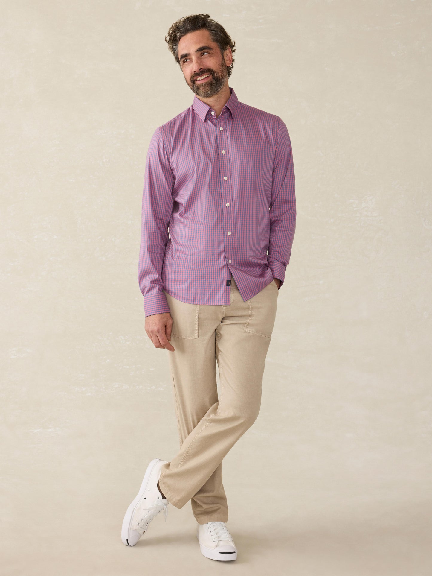 The Movement™ Shirt (Tall) - Blue Rose Gingham
