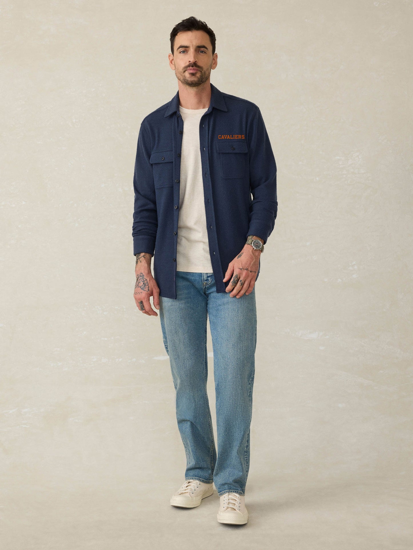 University of Virginia Legend™ Sweater Shirt - Brighton Navy Twill