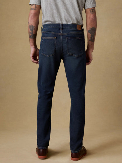 Stretch Terry Indigo 5-Pocket - Belmar Coast Wash