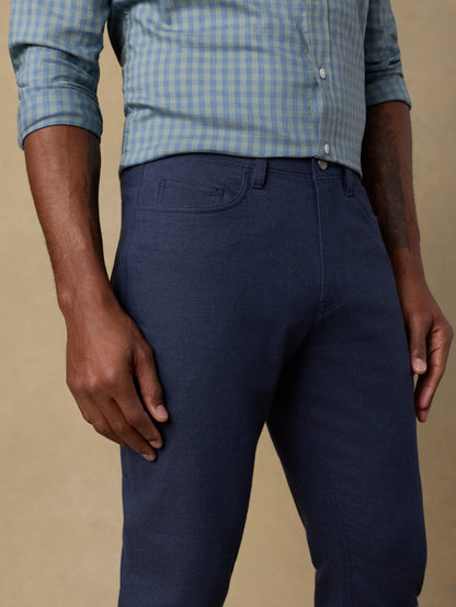 Movement™ Linen 5-Pocket Pant - Deep Sea Navy