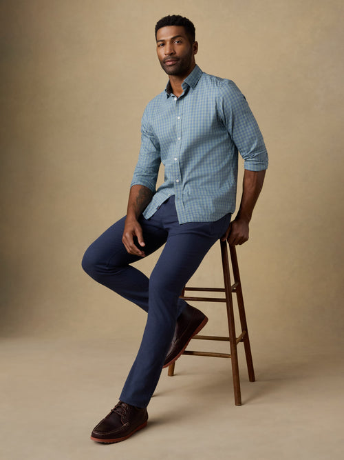 Movement™ Linen 5-Pocket Pant - Deep Sea Navy