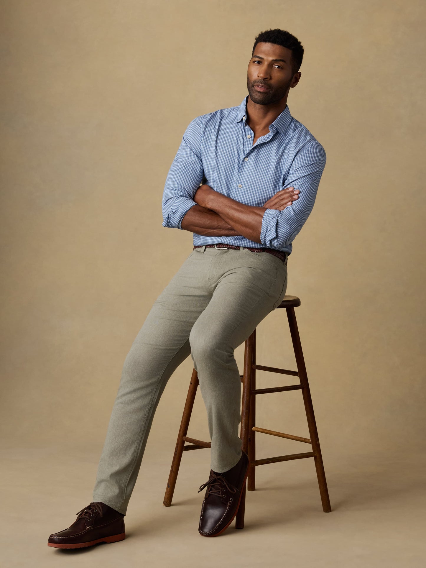 Movement™ Linen 5-Pocket Pant - Sage Cliff