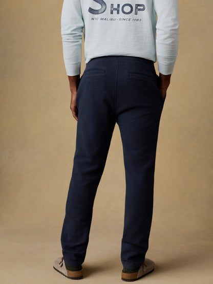 Highland Knit Pant - Navy Ridge Melange
