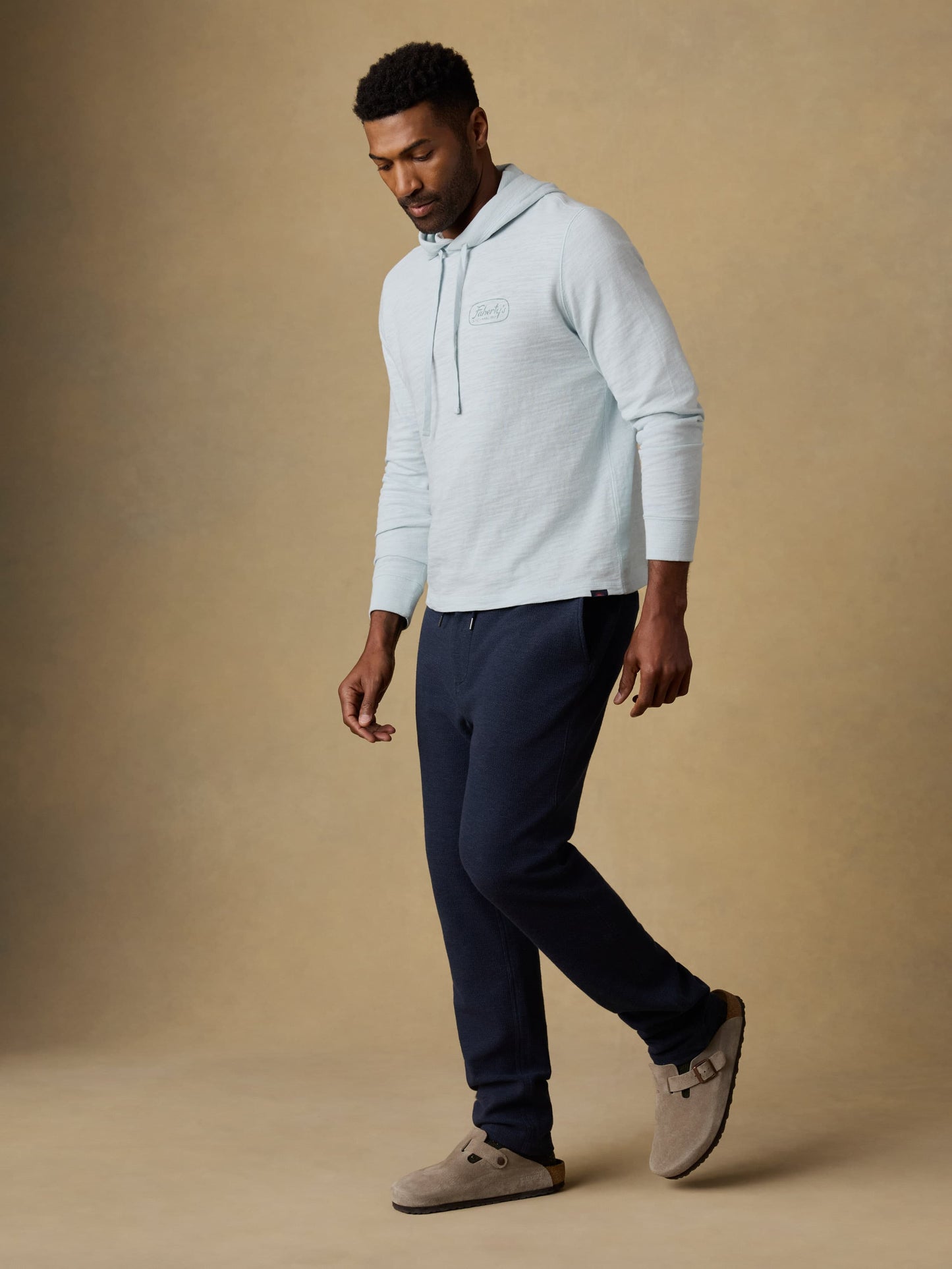 Highland Knit Pant - Navy Ridge Melange