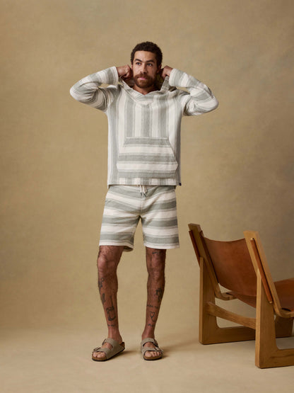 Whitewater Sweatshort - Shell Point Stripe