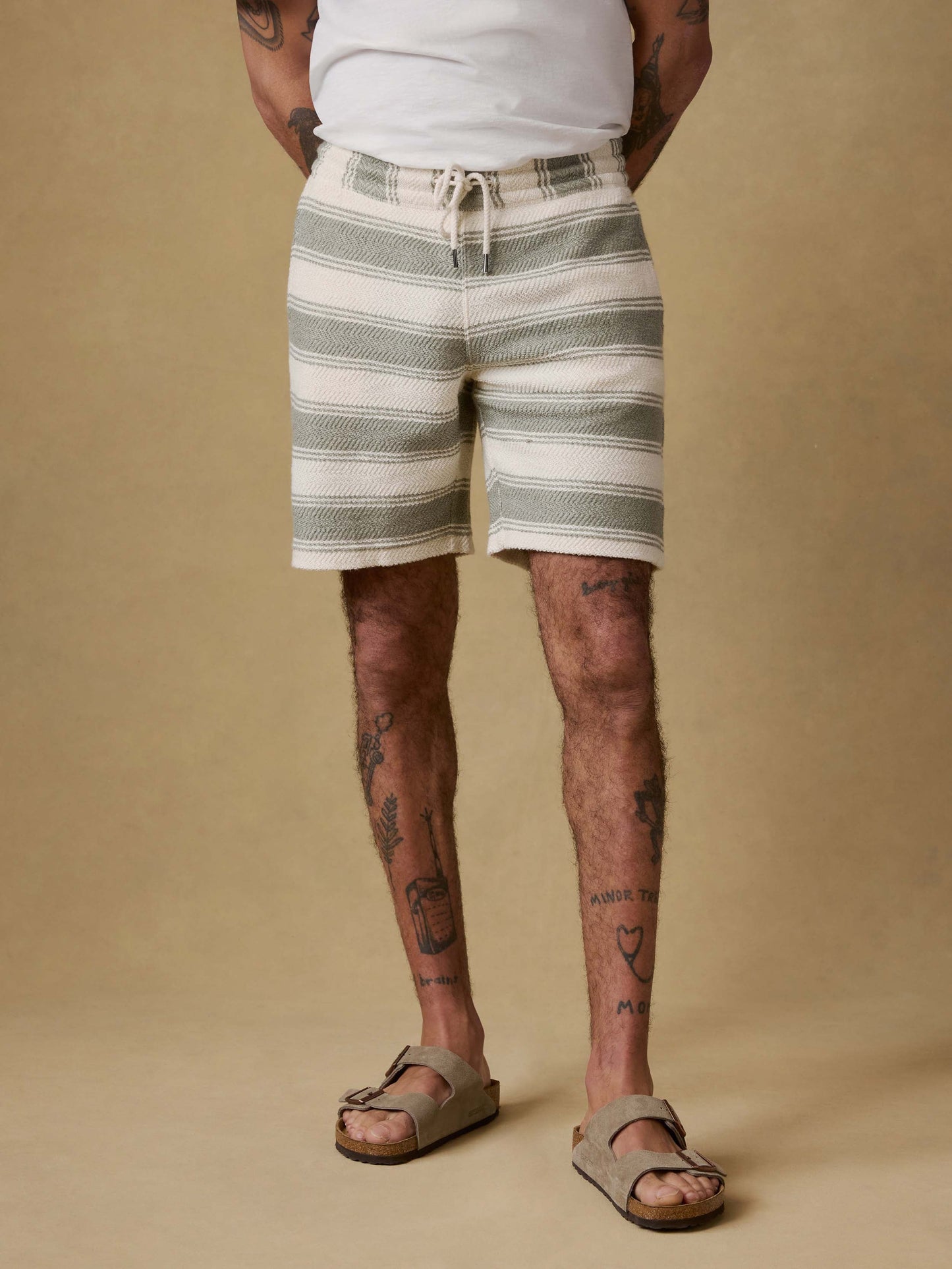 Whitewater Sweatshort - Shell Point Stripe