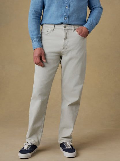 Organic Cotton Denim Pant - Birch