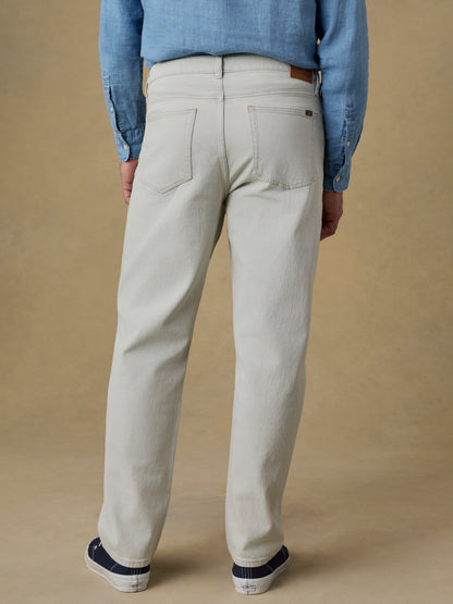 Organic Cotton Denim Pant - Birch