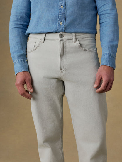 Organic Cotton Denim Pant - Birch