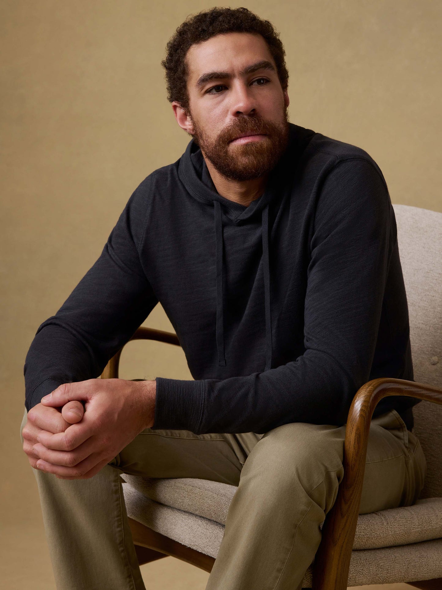 Sunwashed Organic Hoodie - Ridge Black