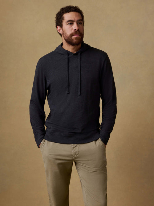 Sunwashed Organic Hoodie - Ridge Black