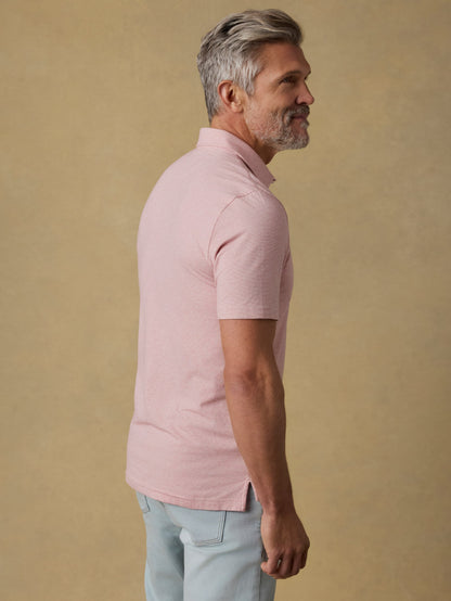 Short-Sleeve Movement™ Polo - Ivory Rose Feeder