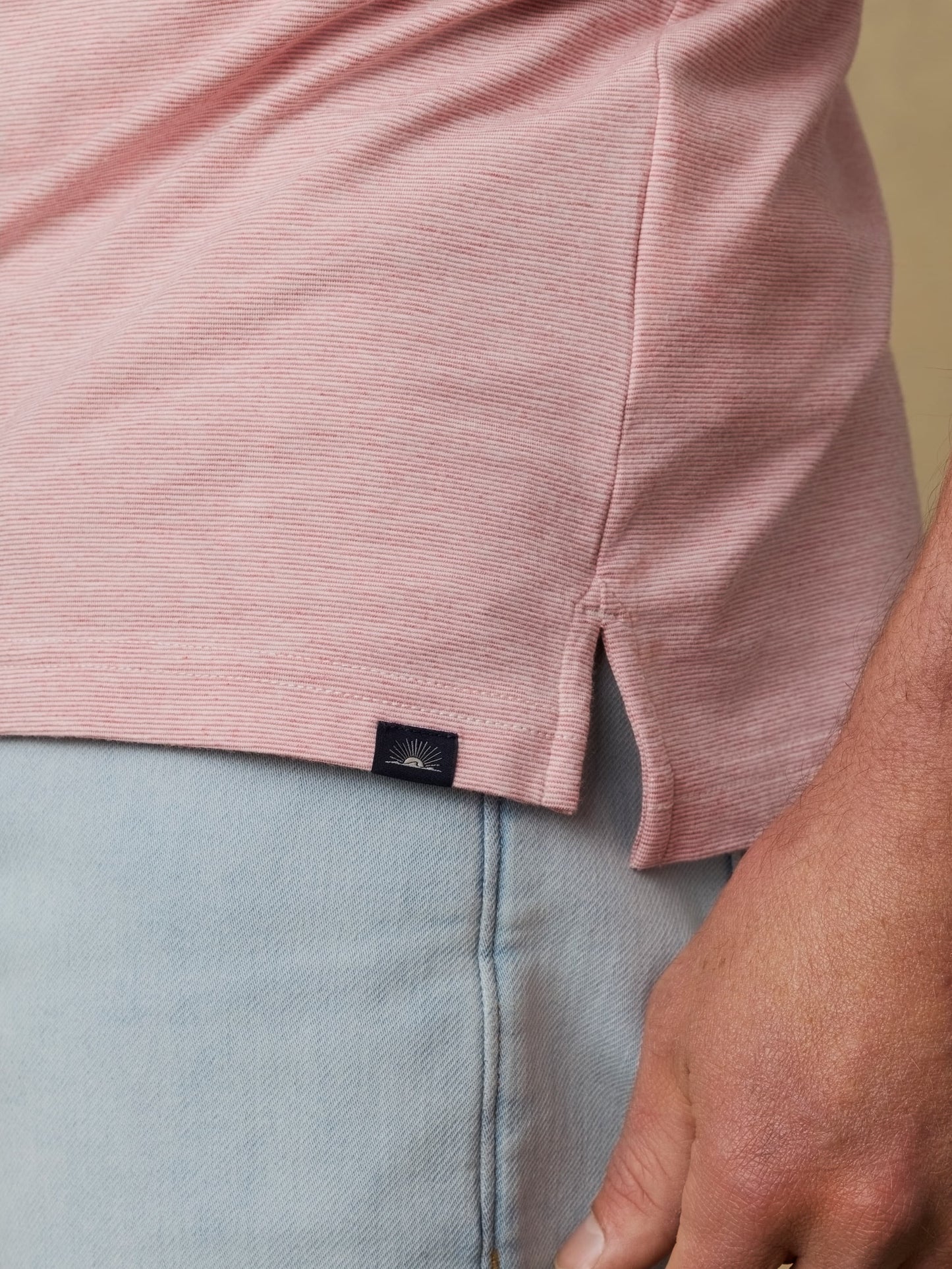 Short-Sleeve Movement™ Polo - Ivory Rose Feeder