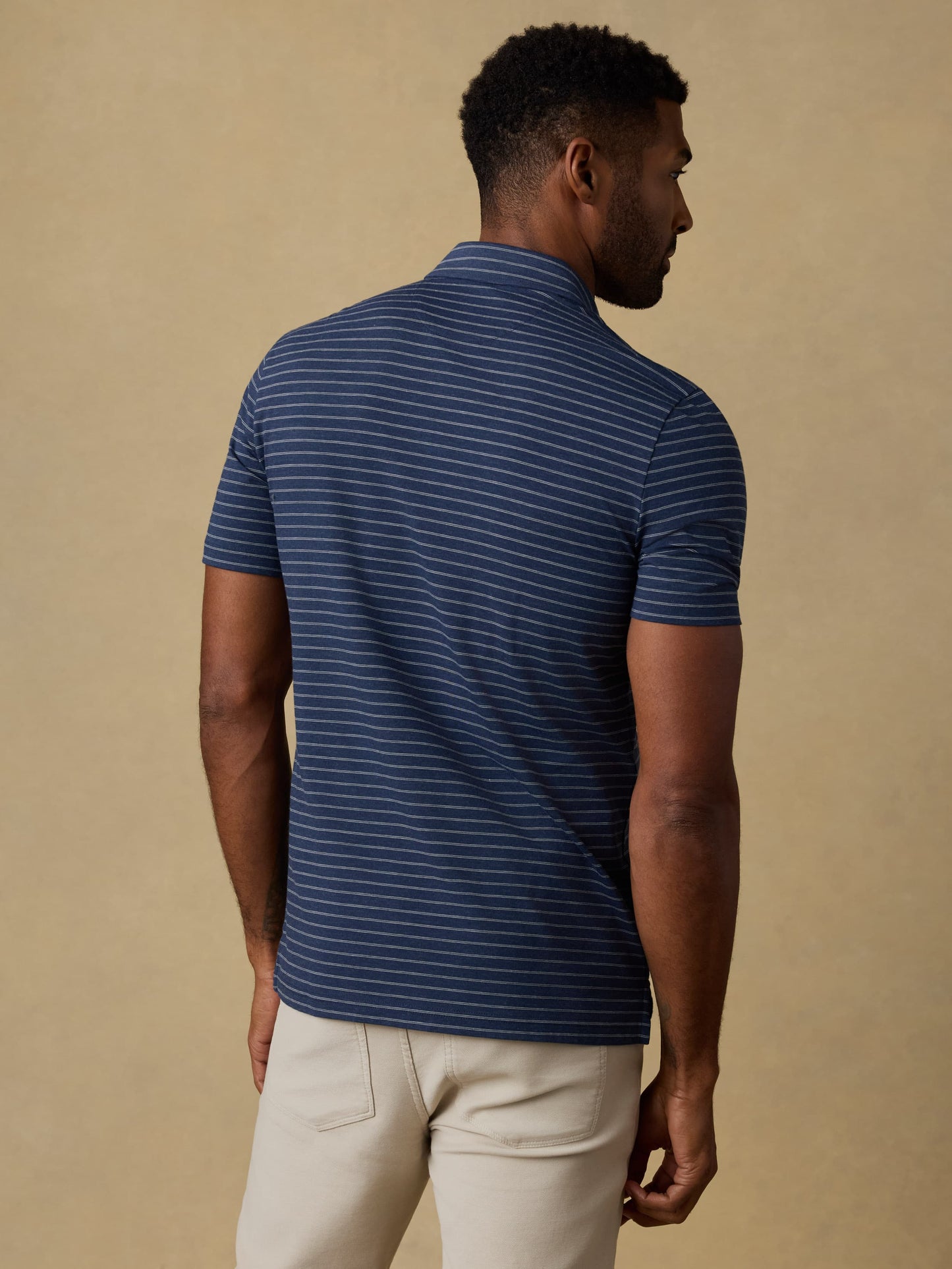 Short-Sleeve Movement™ Polo - Ravine Waters Stripe