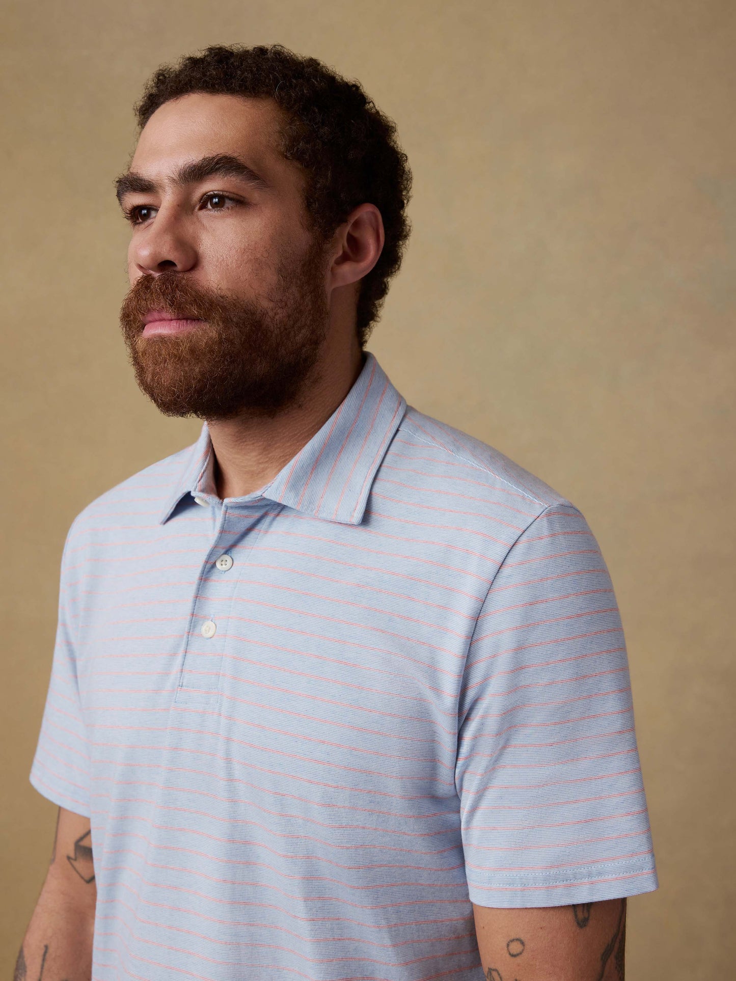 Short-Sleeve Movement™ Polo - Vista View Stripe