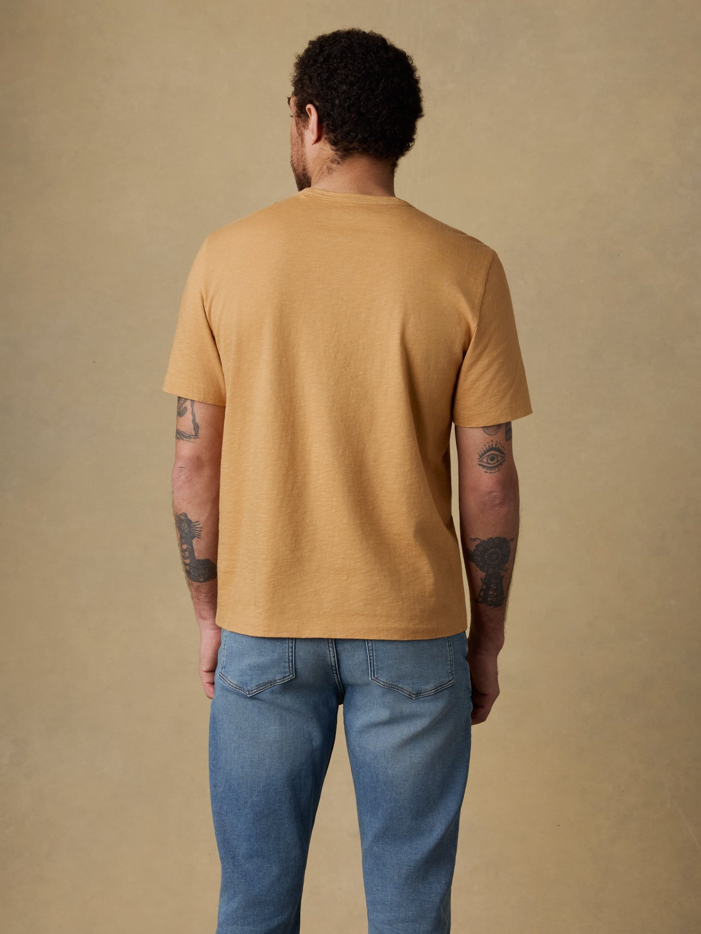 Sunwashed Regenerative Tee - Field Brown