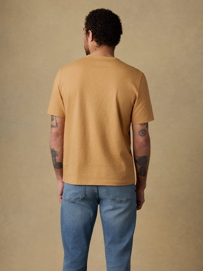 Sunwashed Regenerative Tee - Field Brown