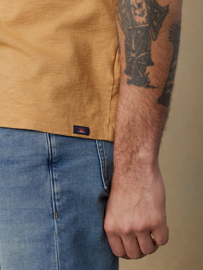 Sunwashed Regenerative Tee - Field Brown