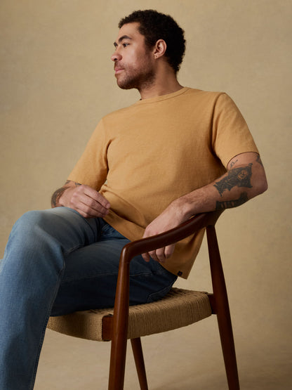 Sunwashed Regenerative Tee - Field Brown