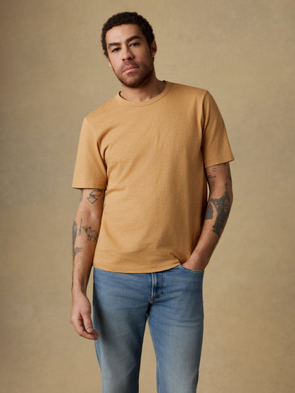 Sunwashed Regenerative Tee - Field Brown