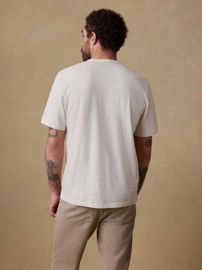 Sunwashed Regenerative Tee - Island Dune Heather
